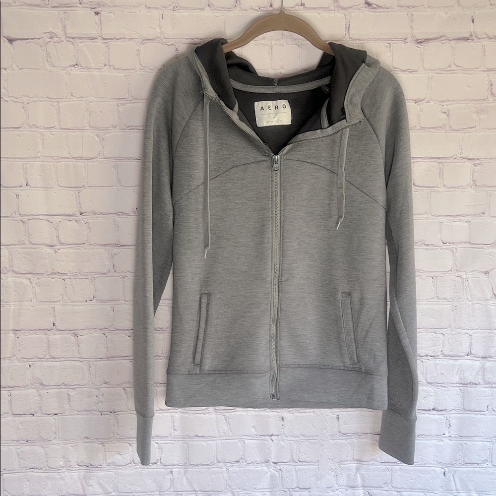 Aeropostale‎ Gray Zip-Up Hoodie Womans Size Medium